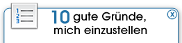 Einstellungsgründe schliessen